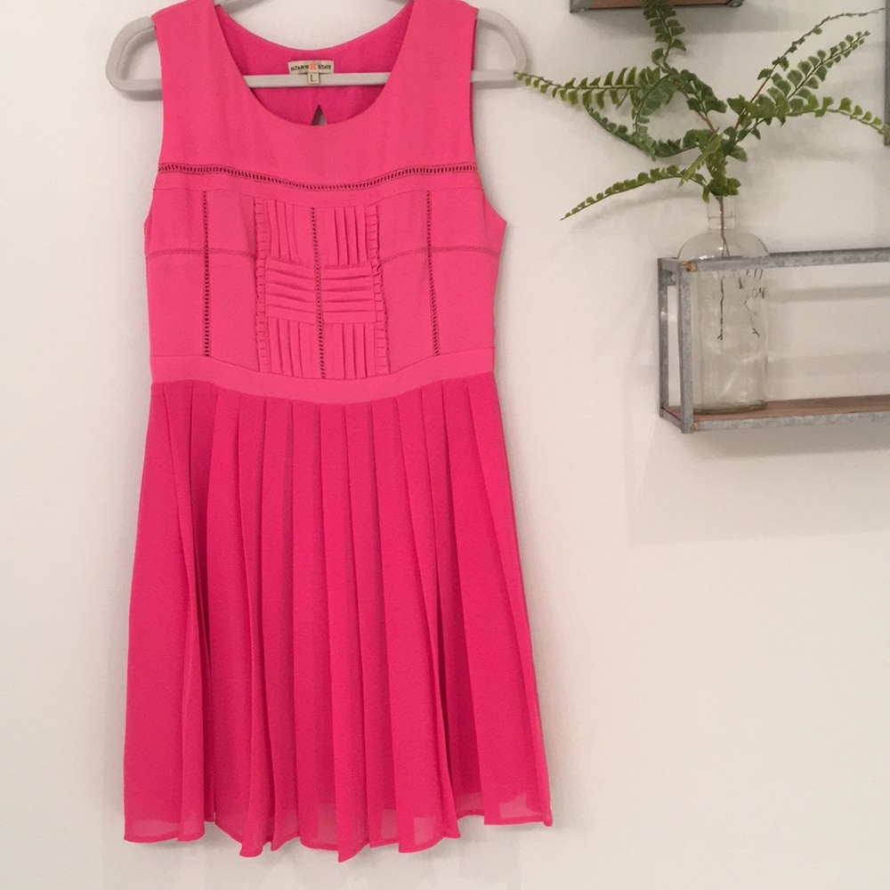 Preciously PINK(!!) Altar’d State Dress Sz L
